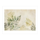 Gentle Leaf Tropical Whispers Watercolor Green (Print Only) thumbnail