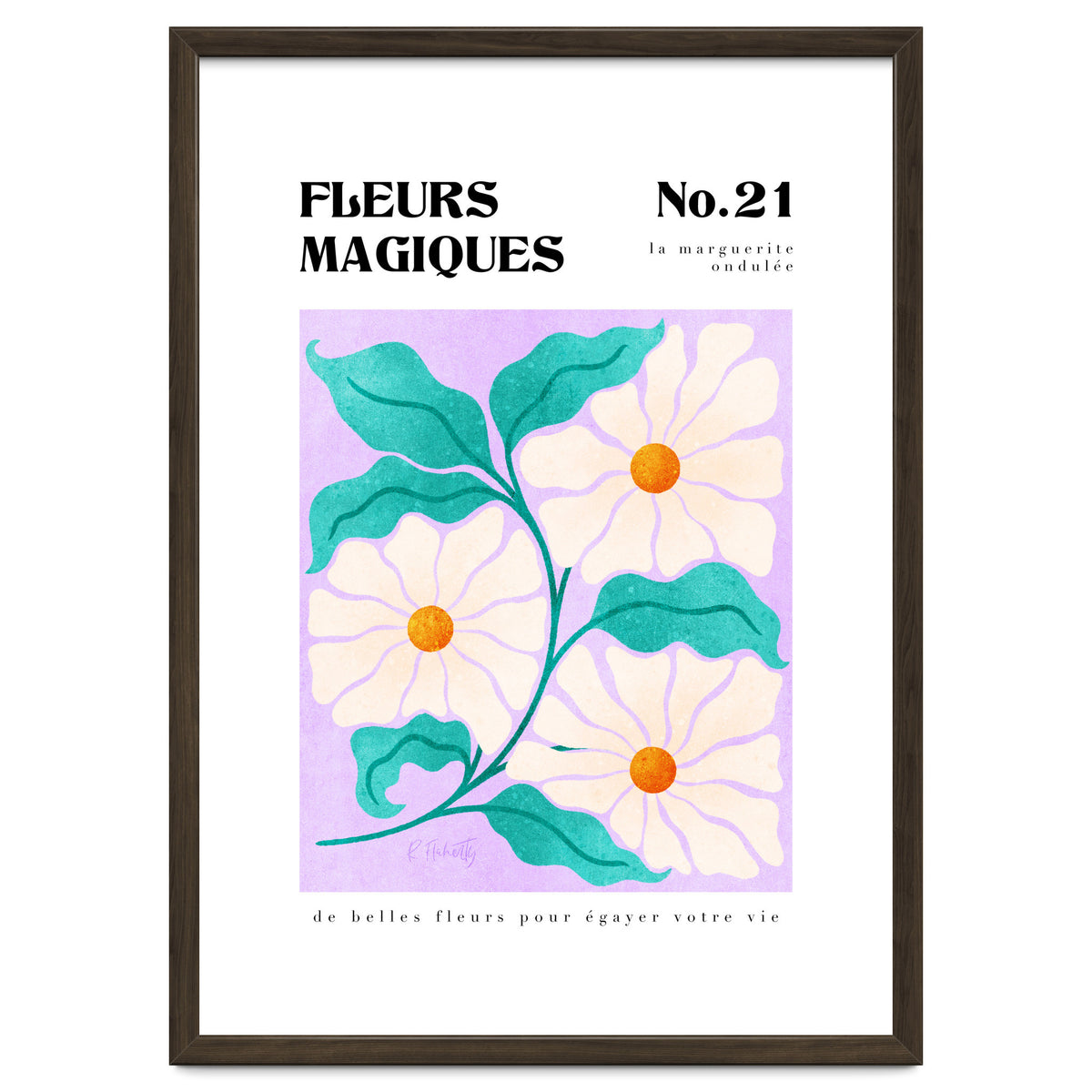 Magical Flowers No.21 Wavy Daisy