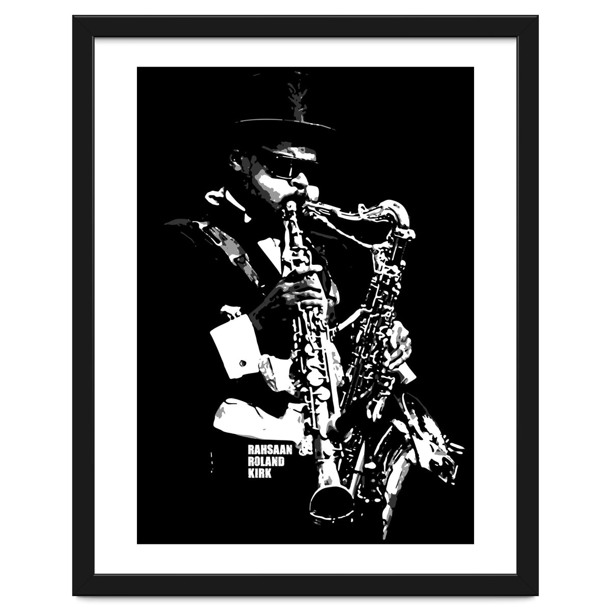 Rahsaan Roland Kirk American Jazz Multi-Instrumentalist