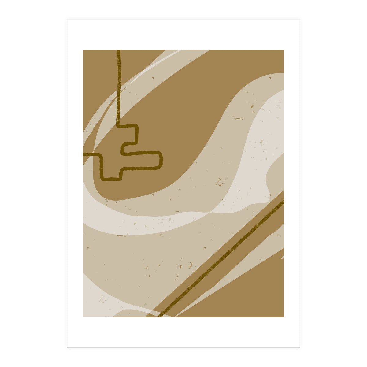 Harmony of Earth and Lines (Print Only)