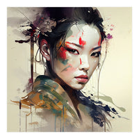 Powerful Warrior Geisha #1 (Print Only)