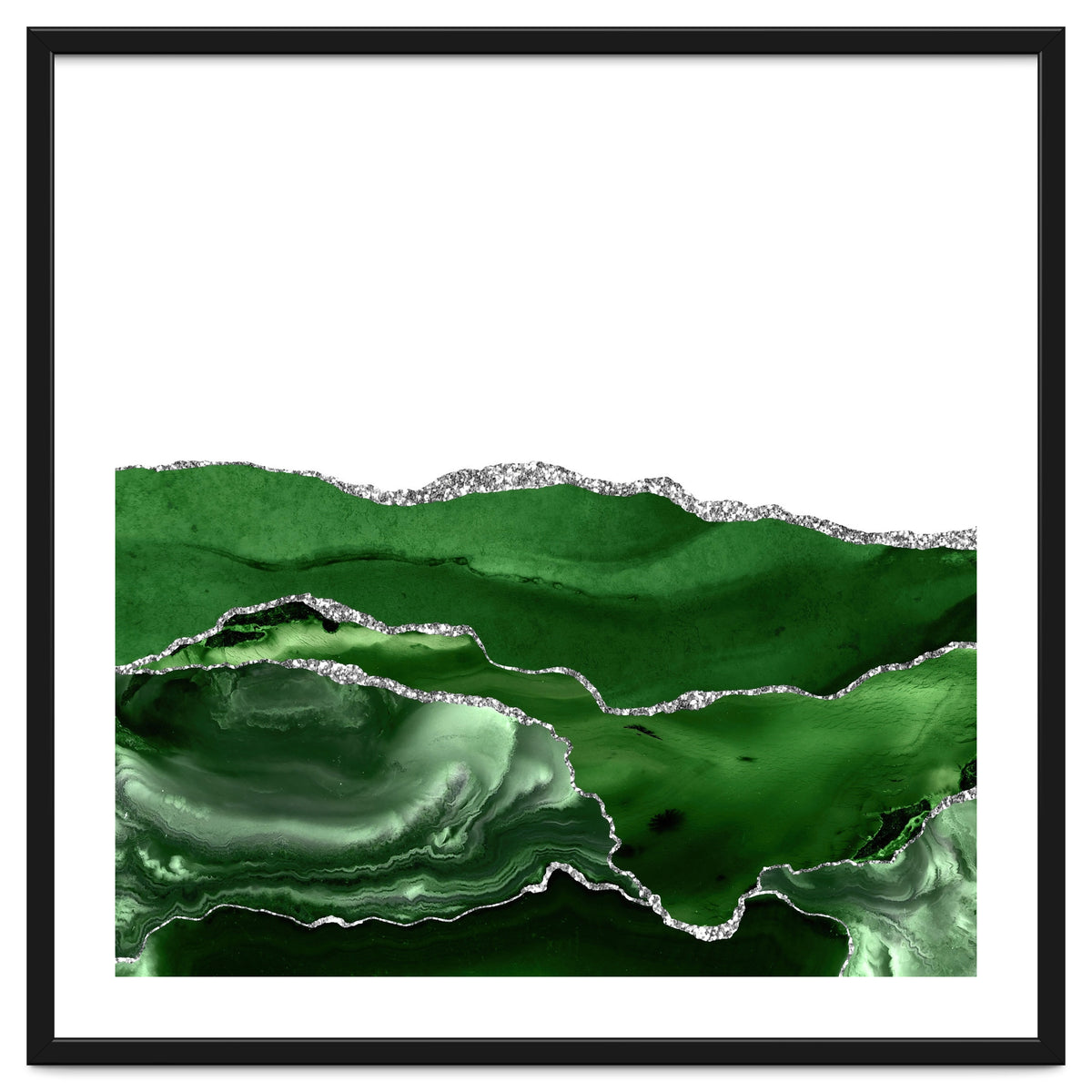 Green & Silver Agate Texture 07