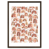 Cute Watercolor Rainbows Terracota thumbnail