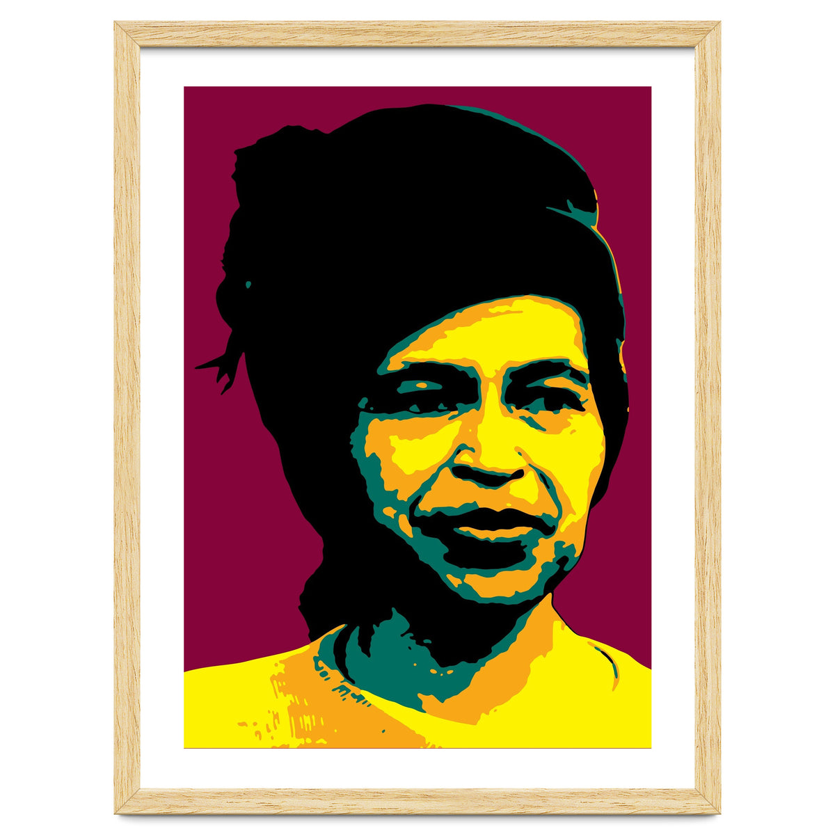 Rosa Parks  American Activist Legend in Pop Art