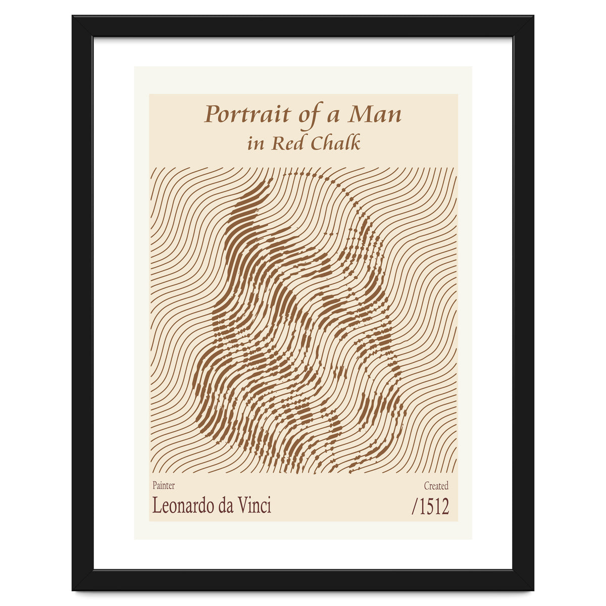Portrait Of A Man In Red Chalk (self Portrait) – Leonardo Da Vinci (1512)