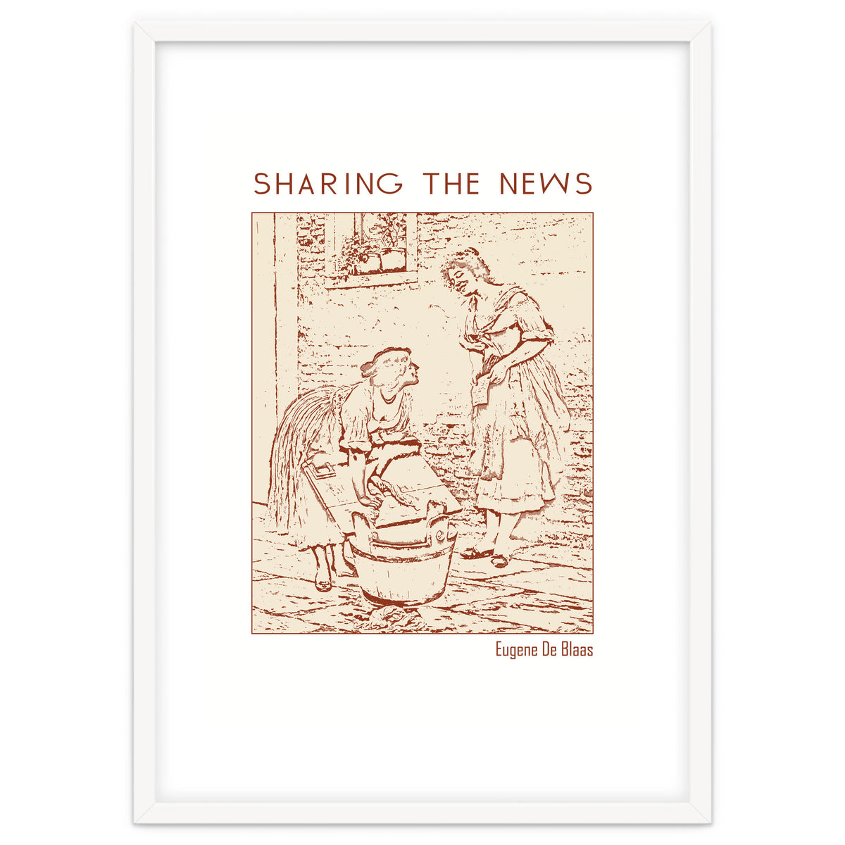 Sharing The News – Eugene De Blaas