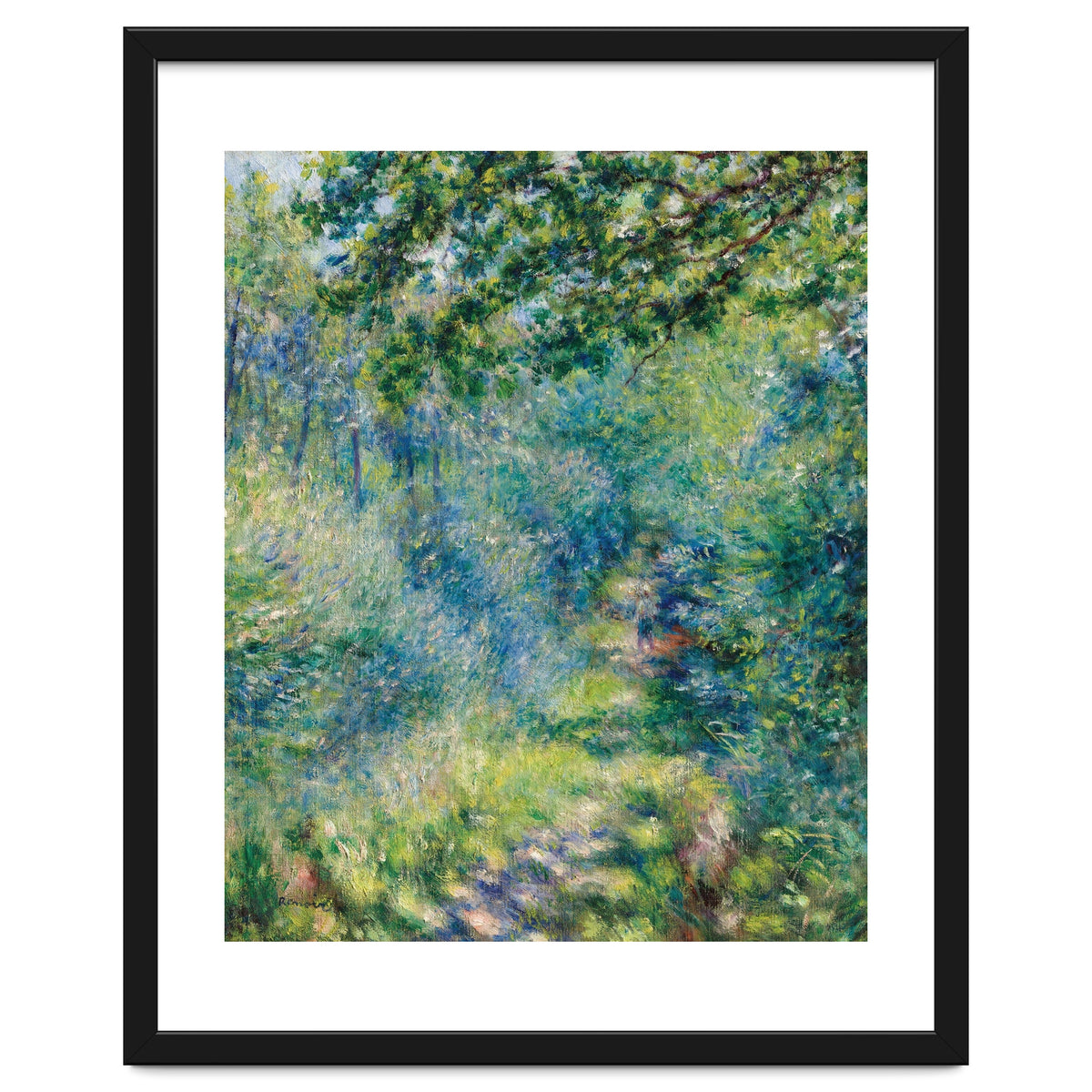 Renoir Path in the Forest Impressionist Landscape