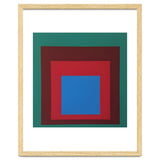 Josef Albers - HOMAGE TO THE SQUARE: Green, Red, Blue thumbnail