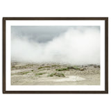Landscape covered by hot spring steam - Iceland thumbnail