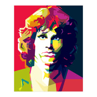 Jim Morrison Legendary Rock Pop Art WPAP (Print Only)