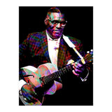 Howlin Wolf American Blues Guitarist Colorful (Print Only) thumbnail