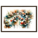 Colorful Koi Fish In Pond thumbnail