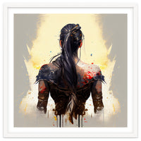 Warrior Woman From Behind