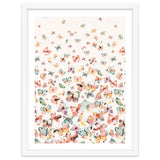 Watercolor Spring Butterflies Apricot thumbnail