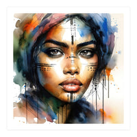 Tribal Muse Portrait (Print Only)