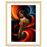 The Beauty of a Woman in an Exotic Pose thumbnail