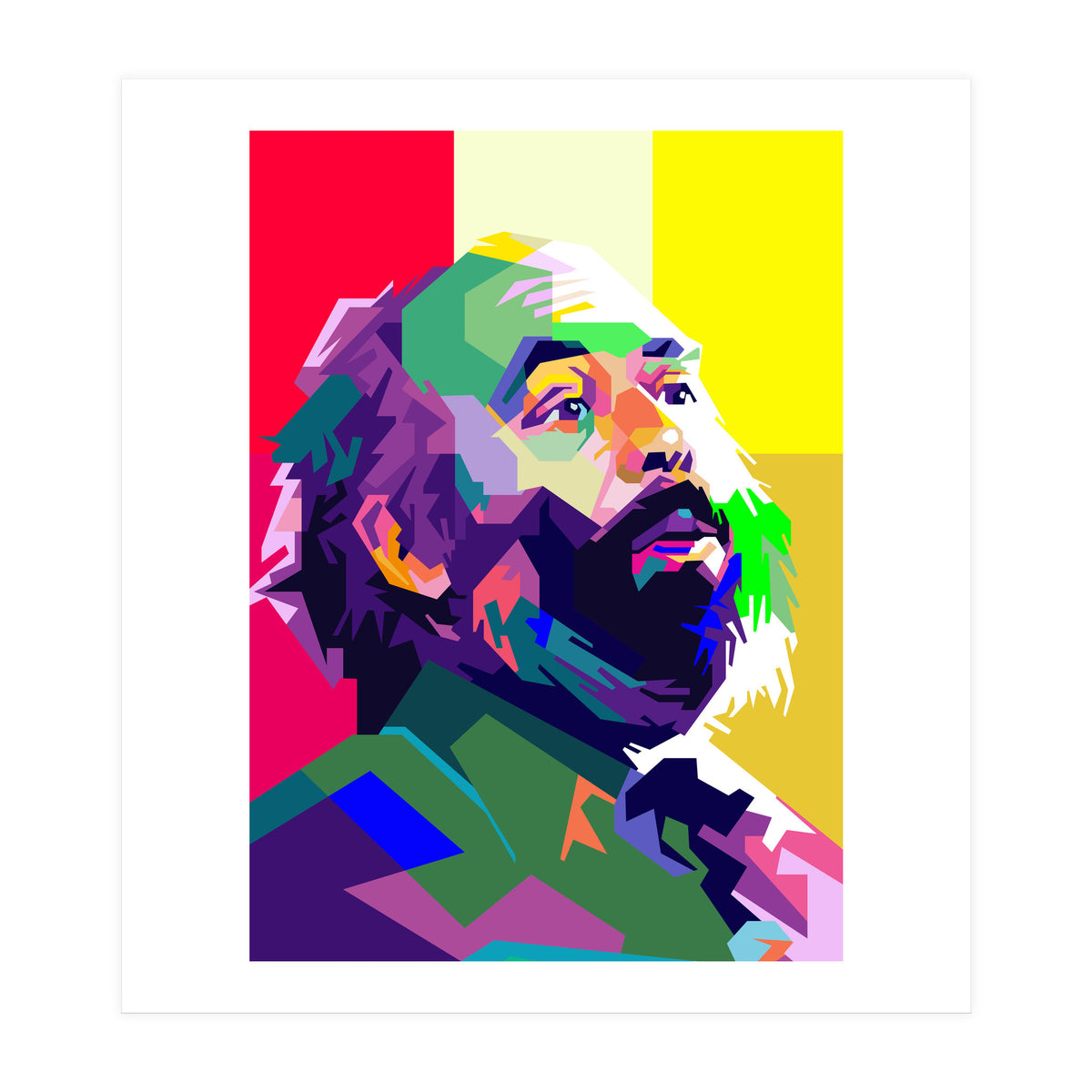 Luciano Pavarotti Opera Musical Pop Art WPAP  (Print Only)