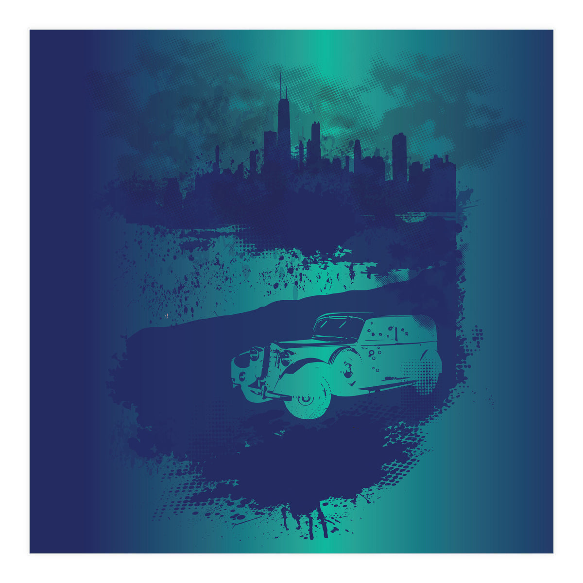 Vintage Chicago  (Print Only)