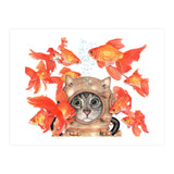 Scuba Catlgbright (Print Only) thumbnail