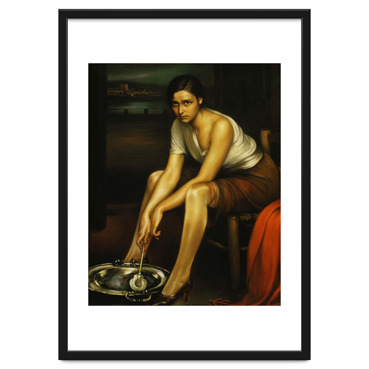 Julio Romero de Torres / 'La chiquita piconera', 1930, Oil on canvas, 100 x 80 cm.