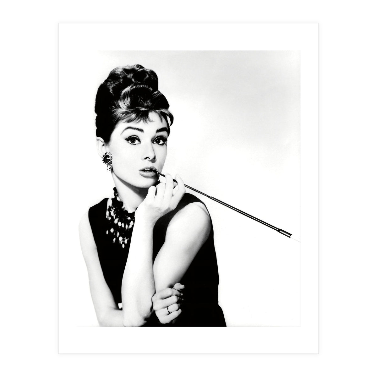 AUDREY HEPBURN in BREAKFAST AT TIFFANY'S (1961), directed by BLAKE EDWARDS. (Print Only)