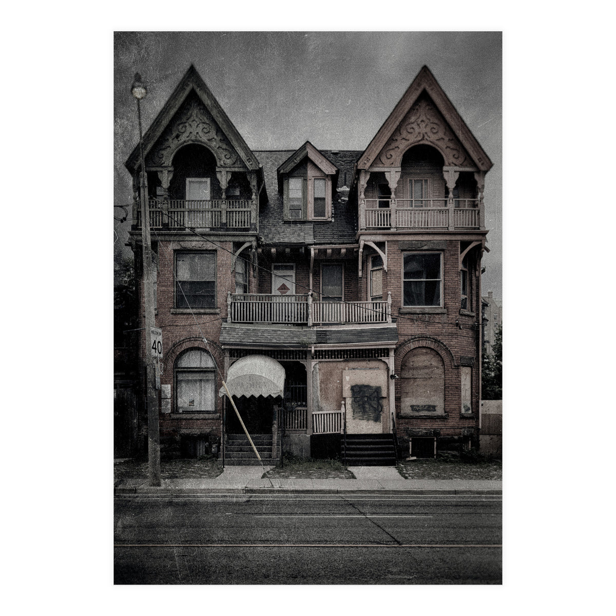 Nos 9 - 11 Spadina Road 2 Old Film Version (Print Only)