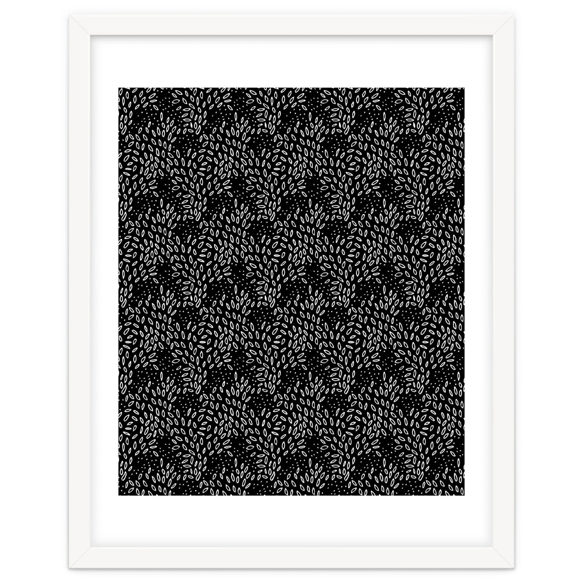 Black Floral Pattern