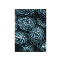 Succulent Plant Blue Ii (Print Only)