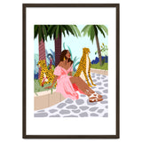 Spirit Animal, Cheetah, Leopard, Tiger Wildlife, Tropical Jungle Wild Cat Animals, Bohemian Woman Travel Garden Nature thumbnail
