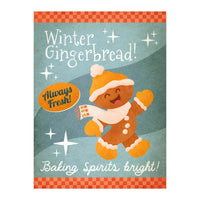 Winter Gingerbread (Print Only)