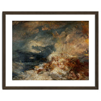 Joseph Mallord William Turner / 'Fire at Sea', c. 1835, Oil on canvas, 171 x 220 cm.