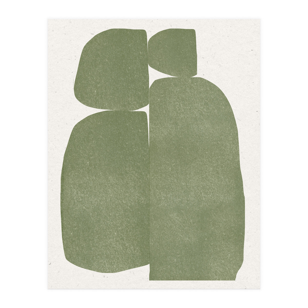 GREEN SHAPES NO.3 (Print Only)