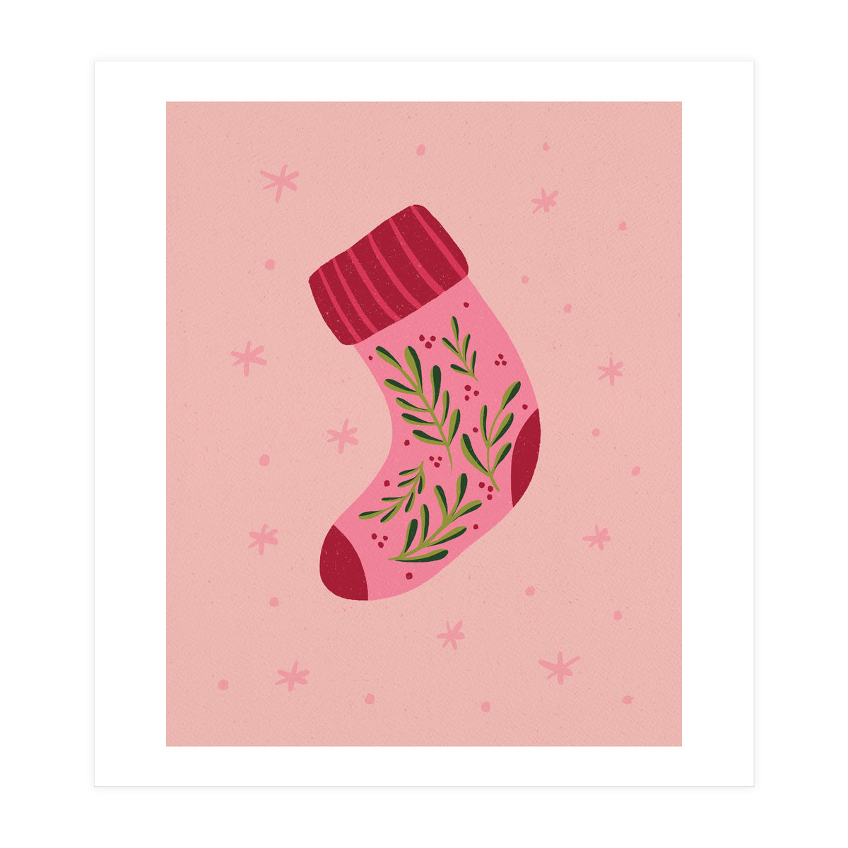 Christmas Sock (Print Only)