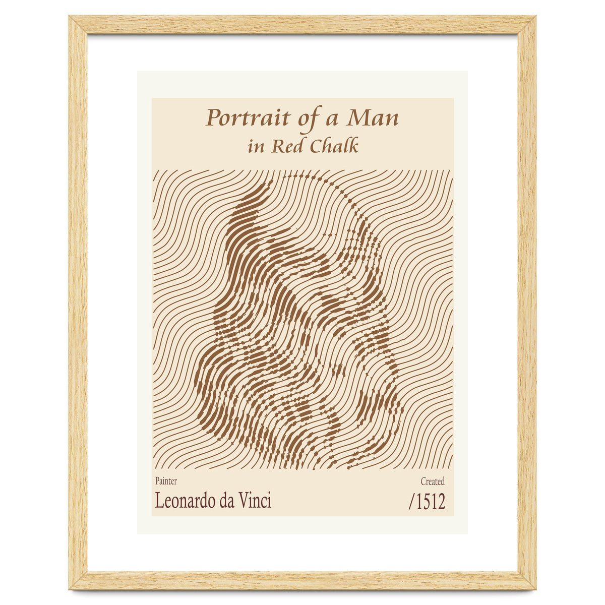 Portrait Of A Man In Red Chalk (self Portrait) – Leonardo Da Vinci (1512)