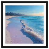 Sparkling Pastel Shoreline with Glittering Turquoise Waves thumbnail