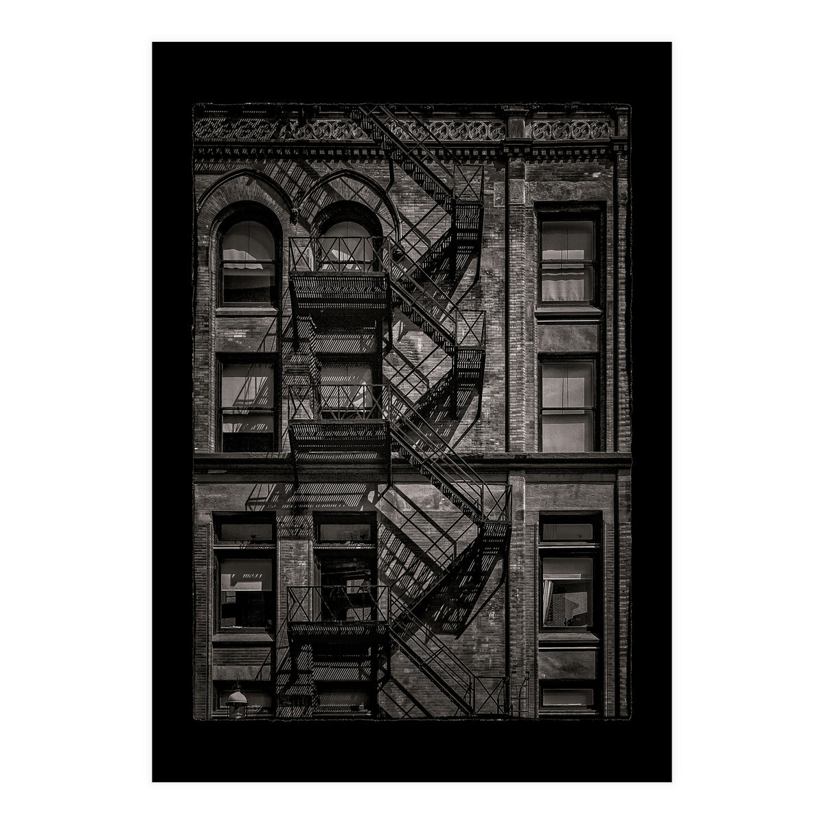Gooderham Flatiron Building No 2 with Border (Print Only)