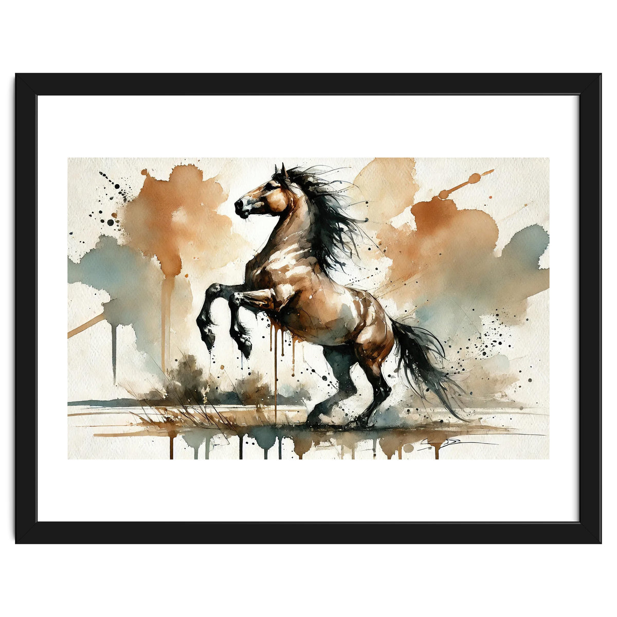 Fiery Horse Elegance