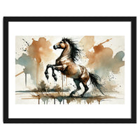 Fiery Horse Elegance