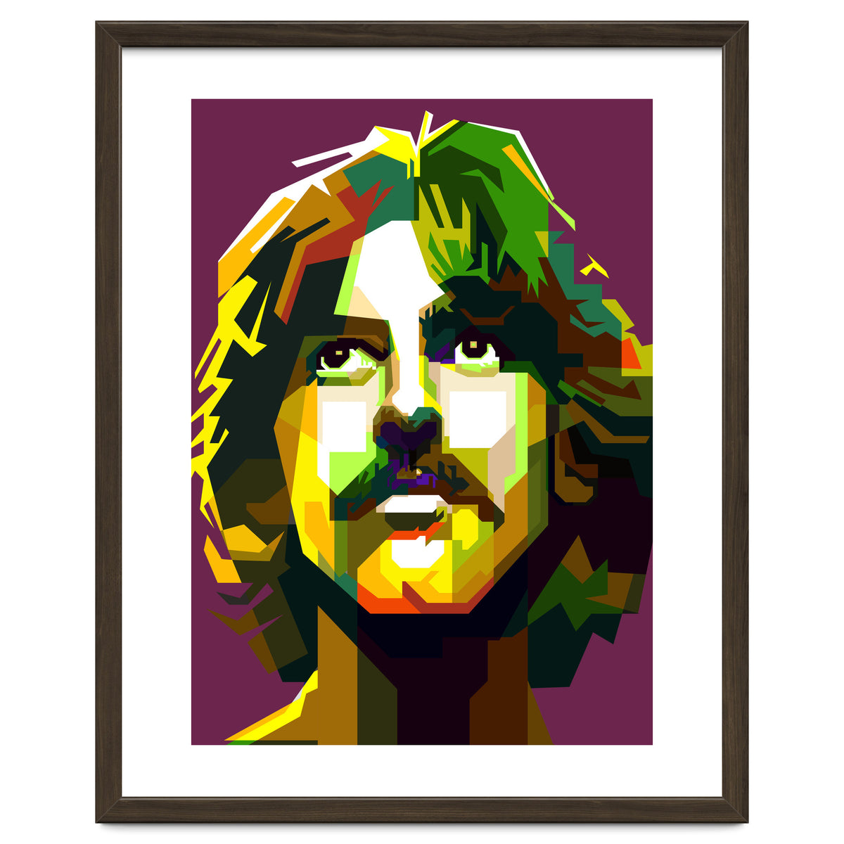 George Harrison The Beatles Pop Art WPAP