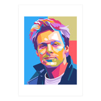 Bryan Adams pop art portrait (Print Only)