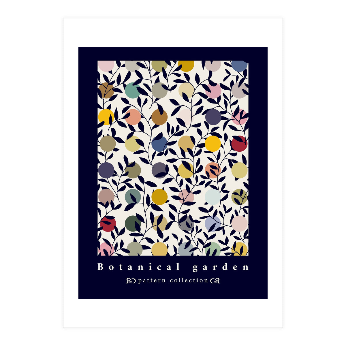 expectant iteration botanical garden pattern (Print Only)