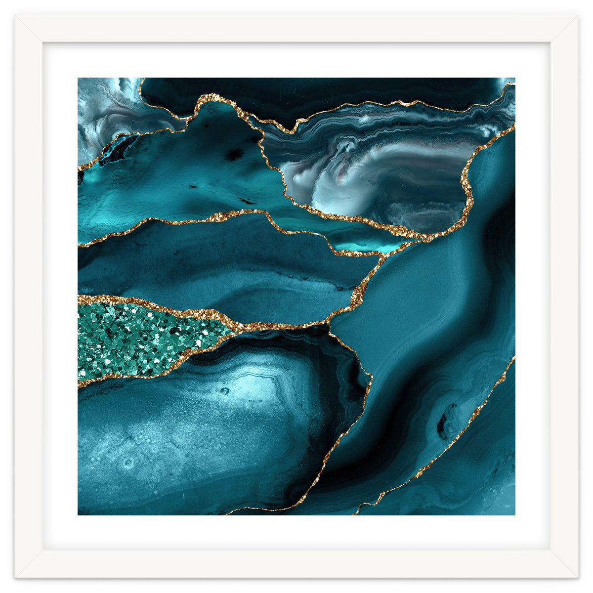 Agate Glitter Ocean Texture 10