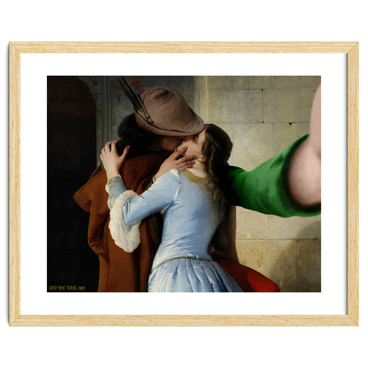 Francesco Hayez - The Kiss - Selfie