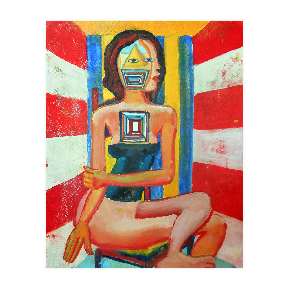 Mujer En La Silla 8 (Print Only)