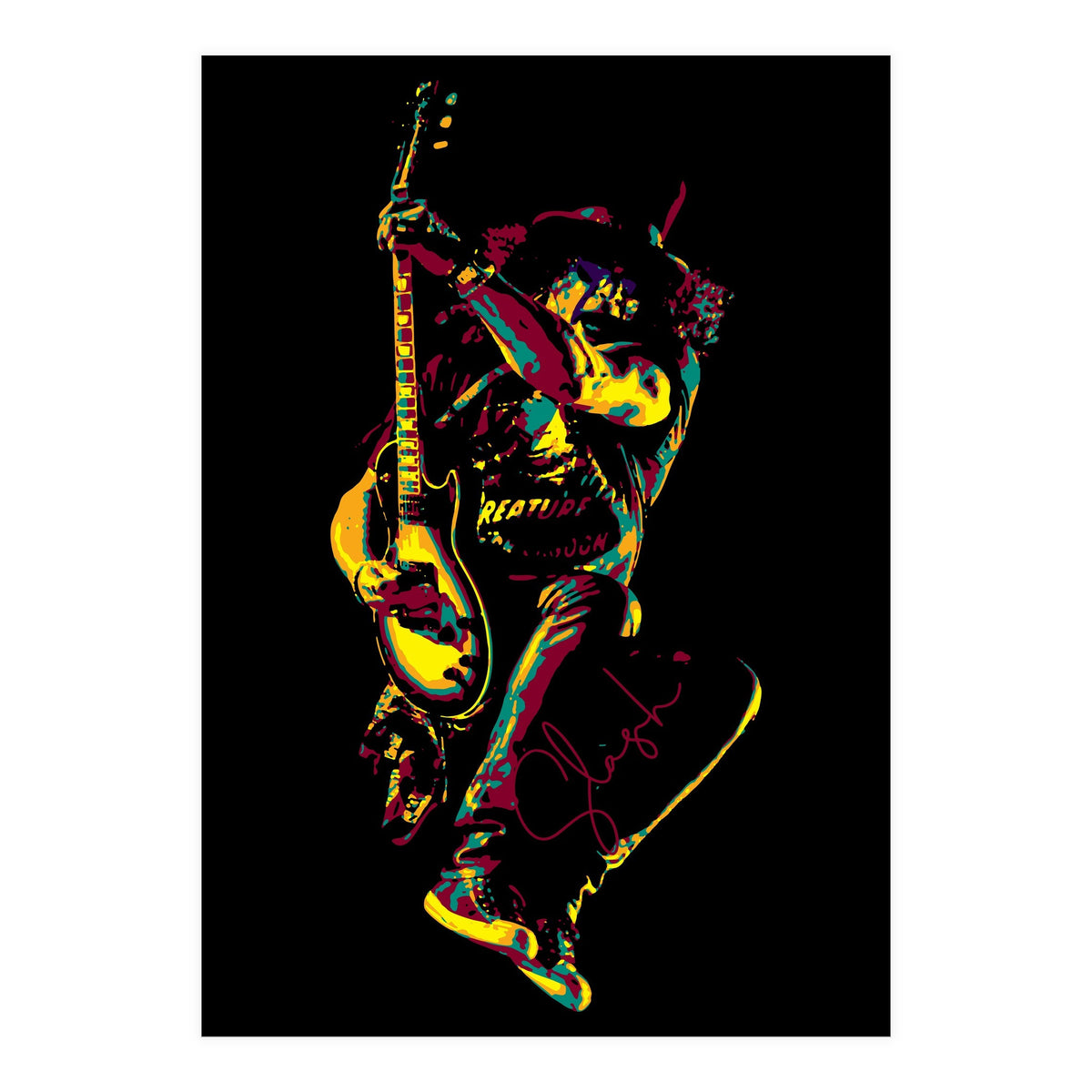 Slash Musician Legend (Print Only)