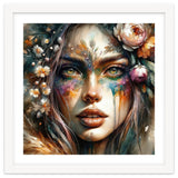 Floral Forest Druid Woman Portrait thumbnail