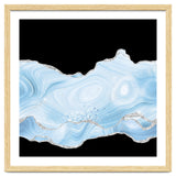 Blue & Silver Agate Glitter Texture 04 thumbnail
