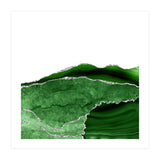 Green & Silver Agate Texture 10  (Print Only) thumbnail