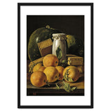 Luis Egidio Meléndez / 'Still Life of Oranges, Watermelon, a Pot, and Boxes of Cake', ca.  1760. thumbnail