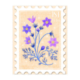 The Cambridgeshire Pasqueflower Postage Stamp (Print Only) thumbnail